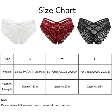 ROSVAJFY Women's Sexy Floral Lace Panties