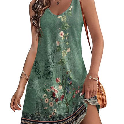 Summer Dresses for Ladies Women Sundress V Neck