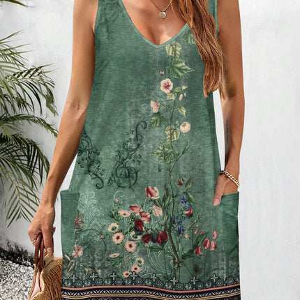 Summer Dresses for Ladies Women Sundress V Neck